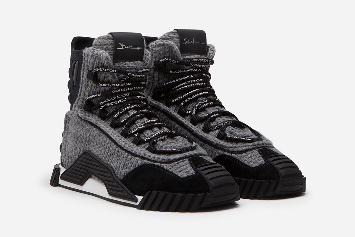 dolce and gabbana high top trainers